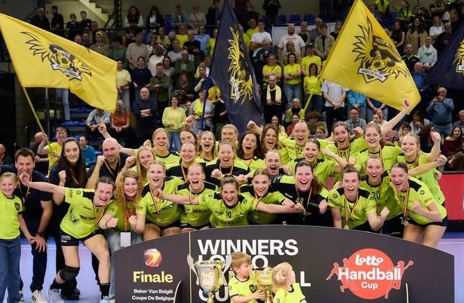 Handbaldames Sint-Truiden pakken de Beker van België na overtuigende finalezege