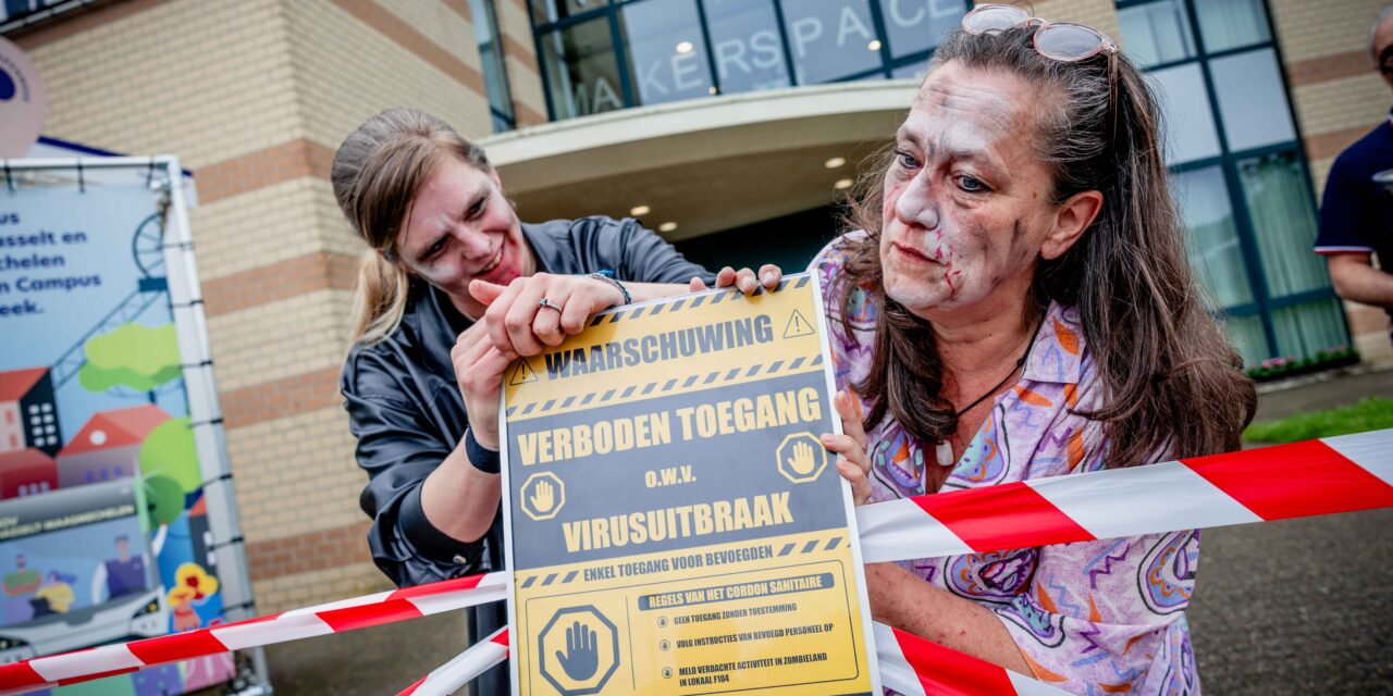 PXL blikt terug op geslaagde ‘Breekt Uit’-dag in crisissfeer met zombies in de gangen