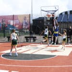Nieuw 3×3-basketbalveld geopend op sportcomplex in Nieuw Sint-Truiden met wedstrijdjes