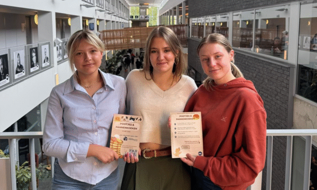 Studenten bakken pannenkoeken voor dierenasiel in Sint-Truiden
