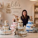 Truiense Liesbeth Gelders lanceert Lili’s Luierboetiek. “Ik hou van die creativiteit, geen twee luiertaarten zijn hetzelfde”