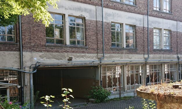 Vandalisme aan leegstaand oud atheneum in Sint-Truiden. “Ze kruipen hier zo over het muurtje”